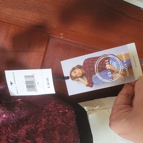 Velvet and Sequined Halter Top - Picture 2 of 5